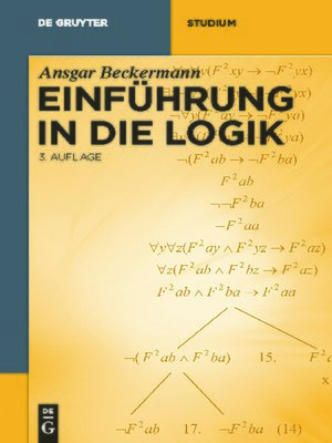 cover image of Einführung in die Logik